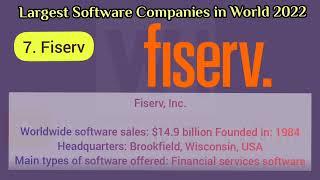 Top 10 largest software companies in the world