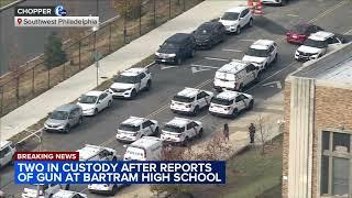 2 in custody after reports of gun at Bartram High School in Southwest Philadelphia