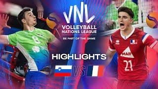 SLO vs.  FRA - Highlights | Week 1 | Men's VNL 2024