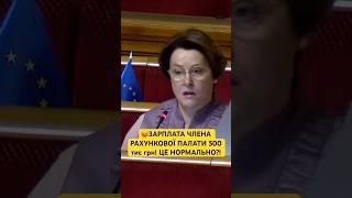 ЦЕ НЕНОРМАЛЬНО! ПІДНЯТИ ЗАРПЛАТУ ЧЛЕНАМ РАХУНКОВОЇ ПАЛАТИ НА 300%! ПОДУРІЛИ! — ЮЖАНІНА