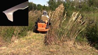 Kavli "Beast" blades mowing tall thick grass and brush