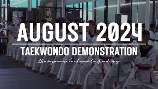 Taekwondo Poomsae and Board Breaking Demonstration | August 2024