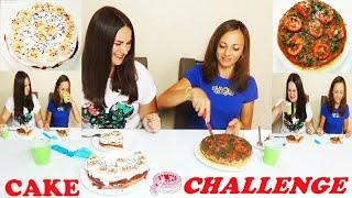 ТОРТ ЧЕЛЛЕНДЖ Cake Challenge Вкусные тортики с Кетчупом  вместо крема)) Люда готовит с Инной