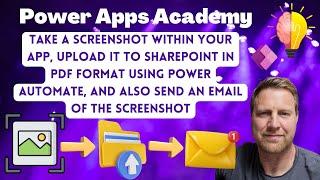 Power Apps Tutorial: Capture Screenshots, Upload to SharePoint, and Send Email attachment! 