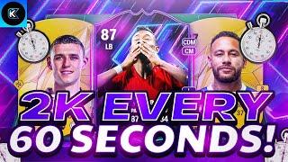 OMG! 2K EVERY 60 SECONDS EAFC 25 BEST TRADING METHOD (EA FC 25 SNIPING FILTERS & FLIPPING)