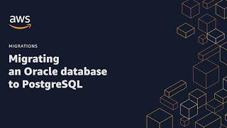 Migrating an Oracle database to PostgreSQL | Amazon Web Services