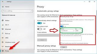 How To Setup & Manage Proxy Server Settings in Windows 10 || PROXY SERVER Settings in Google Chrome