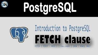 FETCH vs LIMIT.  How to limit the number of rows returned from a PostgreSQL Select statement.
