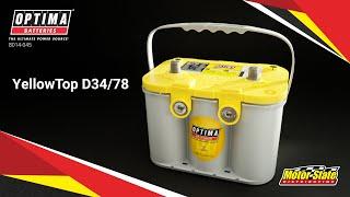 Optima Batteries Yellowtop D34/78 – Unstoppable Power for Extreme Enthusiasts