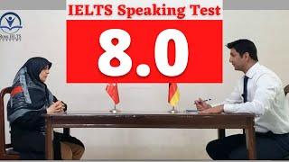 IELTS Speaking test band score 8, 2022