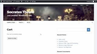 Socrates Theme - Woocommerce Compatibility