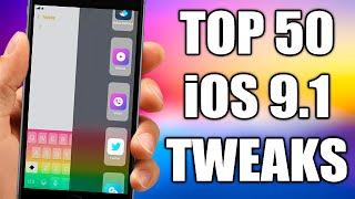 TOP 50 Cydia Tweaks Compatible With iOS 9.1 JAILBREAK