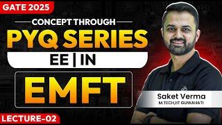 Lec-02 | EMFT | Concept through PYQ series | EE/IN | GATE 2025 | Saket Verma