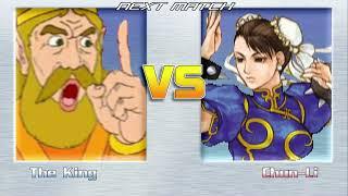 The King vs Chun-Li. MUGEN