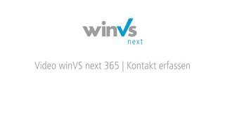 winVS next 365 | Kontakt erfassen