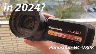 Panasonic HC V808 Camcorder test in 2024 + footage