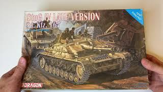 1/35 GERMAN STUG IV LATE VERSION (DRAGON) - UNBOXING