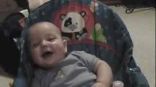 Baby Laughs and Giggles at Hiccups