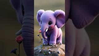 Shorts | Cute Elephant | Trending Video | Viral Video | Relaxing Meditation Music | Baby Elephant