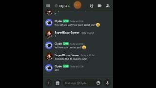 how to make clyde say a swear word (part 2] {discord) #2023 #discord #clyde
