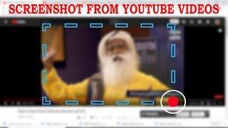 HOW TO CAPTURE SCREENSHOT FROM YOUTUBE VIDEOS.