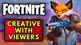 Playing Creative With Subs | The Most Family Friendly Streamer #shorts #fortnitelive #fortniteshorts