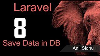 Laravel 8 tutorial - Save Data in Database