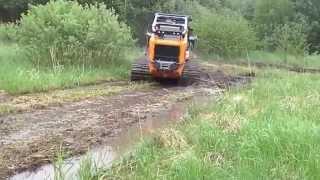 PrimeTech PT-300 forest mover with Prime Tech PT300 FAE mulcher from www.zorrocargo.eu