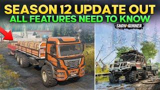 New Season 12 Update Out All New Feature in SnowRunner You Need to Know