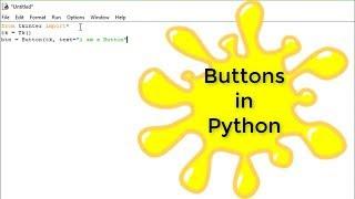 How to Make a Button in Python: 4 lines of code!