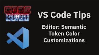 VS Code tips — Custom semantic token colorization