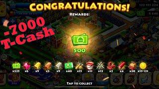 TOWNSHIP Spending 7000 T-cash Pirate Treasure Event !!!