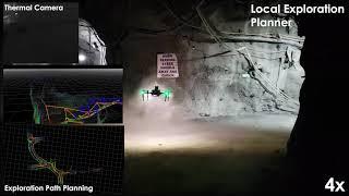 Graph-based Exploration Path Planning - Aerial Robot inside an Underground Mine