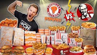 CLASH OF THE CALORIES! (KFC VS. POPEYES)