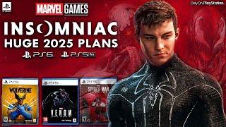 Insomniac Games 2025 Plans - NEW UPDATE! Wolverine, Venom, Spider-Man 3 & X MEN