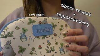 ASMR | intense zipper sounds + tap/scratching | -no talking-