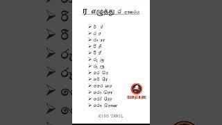 Letter ර  | demala akuru Sinhalen #tamil #tamilshorts