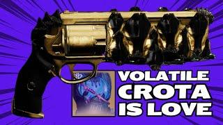 INFINITE VOLATILE WORD OF CROTA SLAPS | Gyrfalcon's Hauberk Void Hunter Build Breakdown | Destiny 2