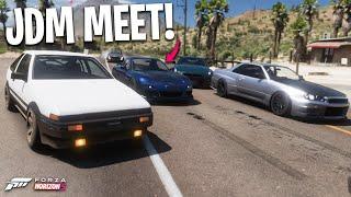 Street Style JDM Car Meet & Street DRIFTING in Forza Horizon 5!