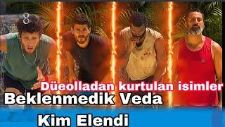 Survivorda Bu Hafta Kim Elendi Türkiyeyi Ağlatan Veda Düellodan Kurtulan İsimler