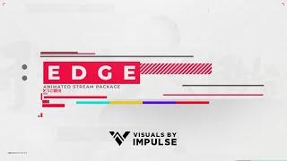 Edge | Japanese Minimalist | Twitch Stream Package