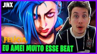 FELÍCIA ROCK - Belo Desastre ( Jinx - Arcane ) | Prod. WB Beats | REACT DO MORENO