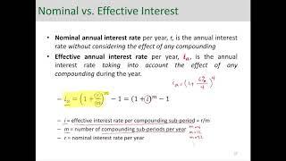 Eng Economic Analysis - Nominal & Effective Interest Rates