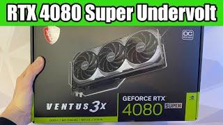 Undervolt your RTX 4080 Super for more FPS and Lower Temperature! - Tutorial