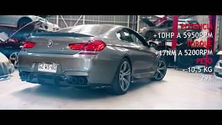 BMW M6 with Akrapovic Evolution Exhaust