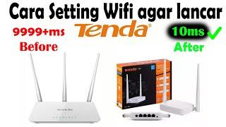 Cara setting Wifi router tenda agar tidak lemot - Tutorial Terbaru 2024