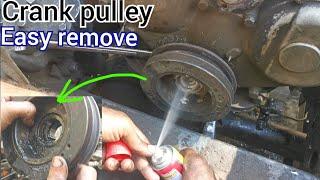 Crank pulley easy remove | crankshaft pulley