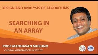 Searching in an array