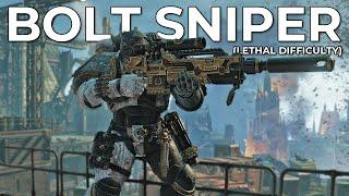 Space Marine 2 – Buffed Sniper Bolt Rifle Is Finally STRONG (Solo, Lethal Difficulty)