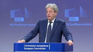 Paolo Gentiloni, Commissioner for Economy EU debates on the new European Tax Observatory